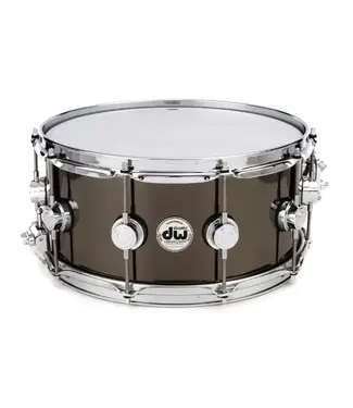 Drum Workshop DW 14" x 6.5" Collector's Series Black Nickel Over Brass Snare Drum