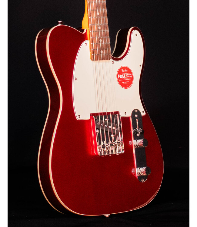 Squier Classic Vibe Custom Esquire, Laurel FB, Candy Apple Red