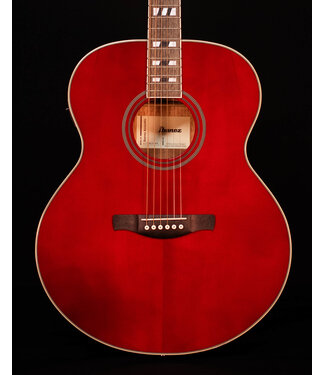 Ibanez Ibanez AJ70M1E Artwood Series A/E Acoustic Guitar, Wine Red