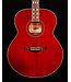 Ibanez AJ70M1E Artwood Series A/E Acoustic Guitar, Wine Red