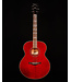 Ibanez AJ70M1E Artwood Series A/E Acoustic Guitar, Wine Red