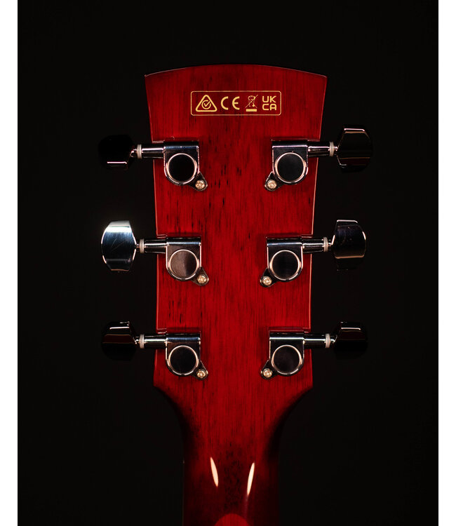 Ibanez AJ70M1E Artwood Series A/E Acoustic Guitar, Wine Red