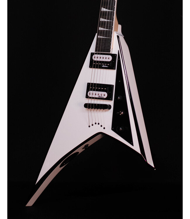 Jackson JS Series Rhoads JS32T, Amaranth FB, White with Black Bevels