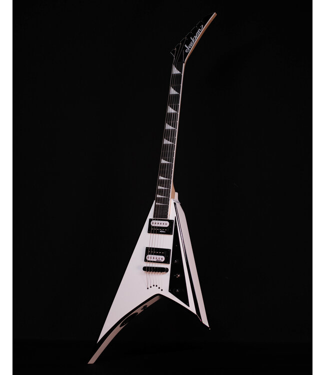 Jackson JS Series Rhoads JS32T, Amaranth FB, White with Black Bevels
