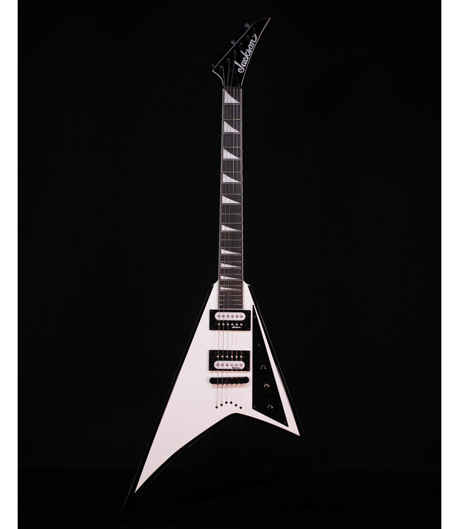 Jackson JS Series Rhoads JS32T, Amaranth FB, White with Black Bevels