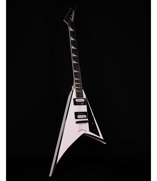 Jackson JS Series Rhoads JS32T, Amaranth FB, White with Black Bevels