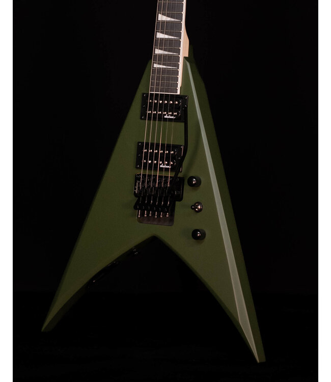 Jackson JS32 King V, Amaranth FB, Matte Army Drab