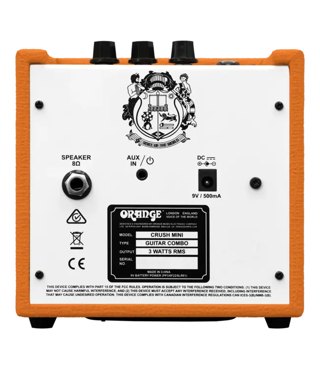 Orange CRUSH MINI 3-watt Portable Guitar Amp