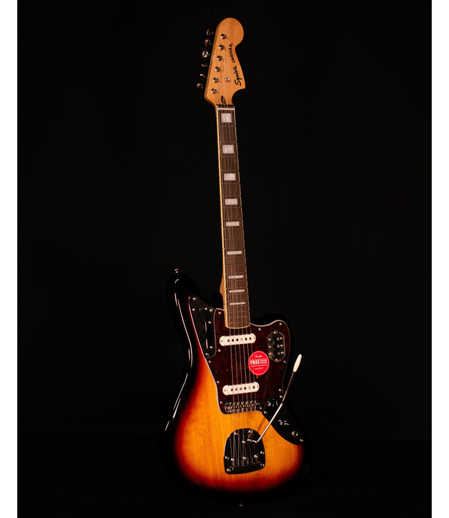 Squier Classic Vibe '70s Jaguar, Laurel FB, 3-Color Sunburst - BLEM