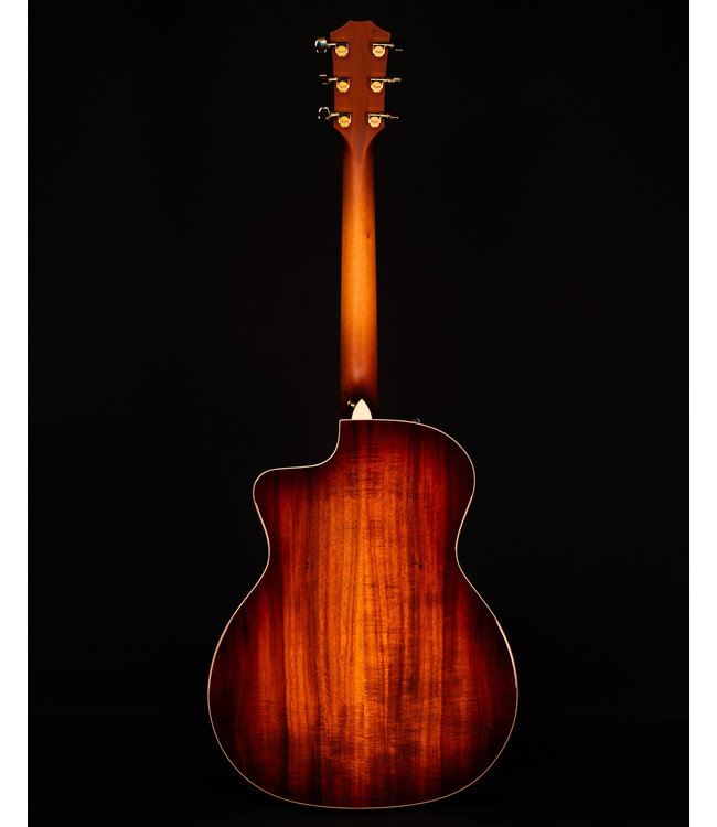Taylor 214ce-K Deluxe Acoustic Electric Guitar, Honey Sunburst Collection