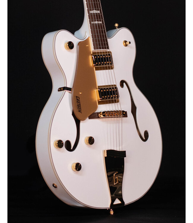 Gretsch G5422GLH Electromatic Hollow Body, Left-Handed, Laurel FB, Snowcrest White