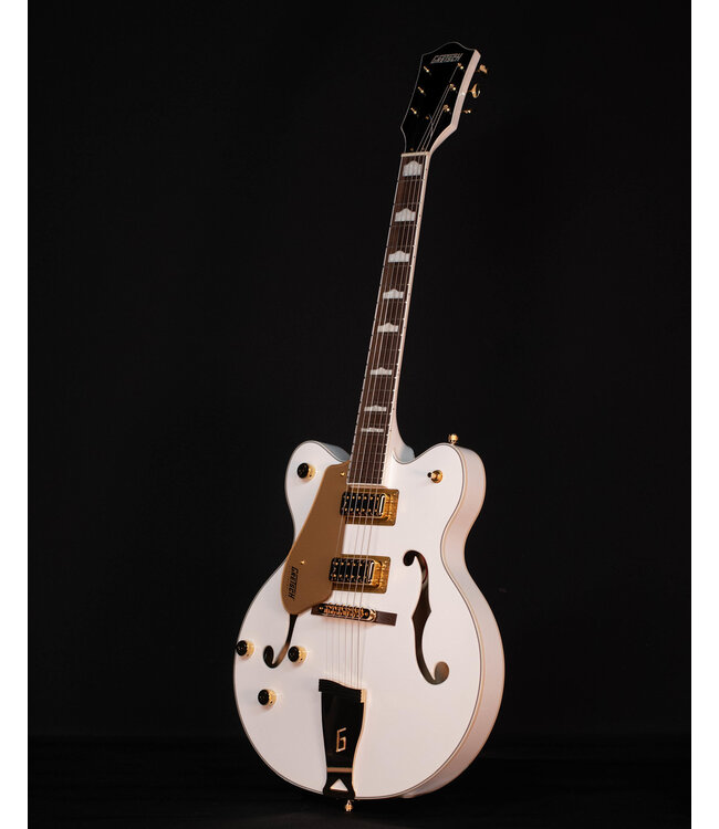 Gretsch G5422GLH Electromatic Hollow Body, Left-Handed, Laurel FB, Snowcrest White