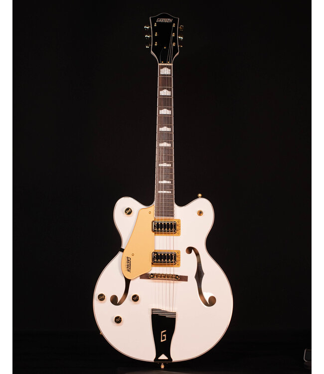 Gretsch G5422GLH Electromatic Hollow Body, Left-Handed, Laurel FB, Snowcrest White