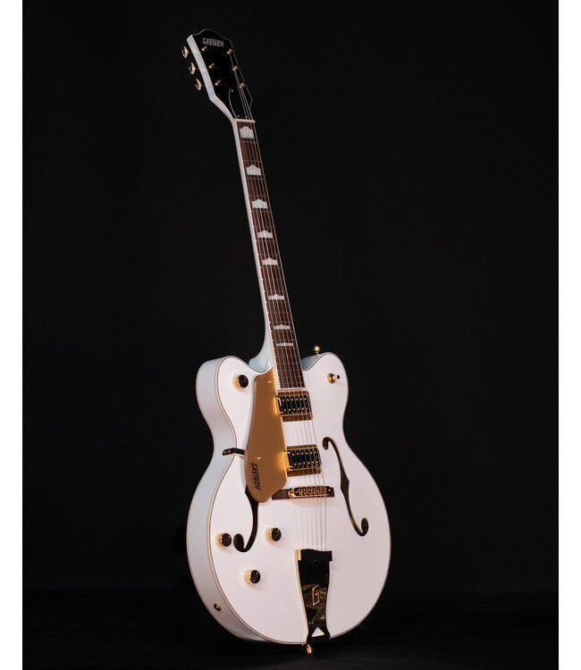 Gretsch G5422GLH Electromatic Hollow Body, Left-Handed, Laurel FB, Snowcrest White