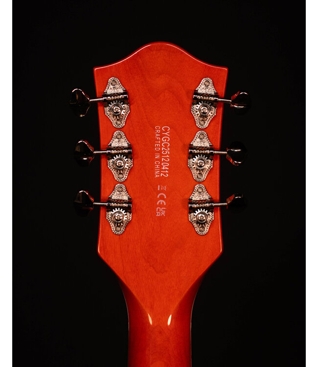 Gretsch G5420T Electromatic Hollow Body Single-Cut with Bigsby, Laurel FB, Orange Stain
