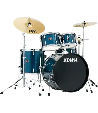 Tama Tama Imperial Star 5 Piece Complete Drum Kit, 20" Kick Drum - Hairline Blue