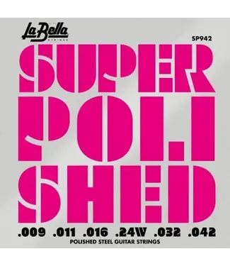 LaBella LaBella Super Polished Guitar Strings XL, 9-42