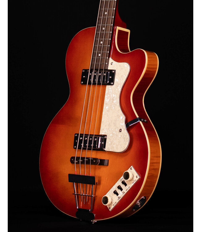 Hofner Ignition PRO Club 4-String Bass, Sunburst, Teacup knobs