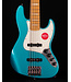 Squier Classic Vibe Active 70s Jazz Bass V, Maple FB, Ocean Turquoise