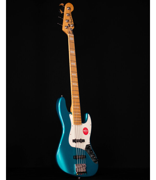 Squier Classic Vibe Active 70s Jazz Bass V, Maple FB, Ocean Turquoise