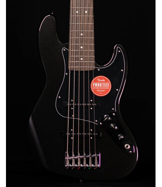 Squier Squier Affinity Jazz Bass VI, Laurel FB, Black Metallic