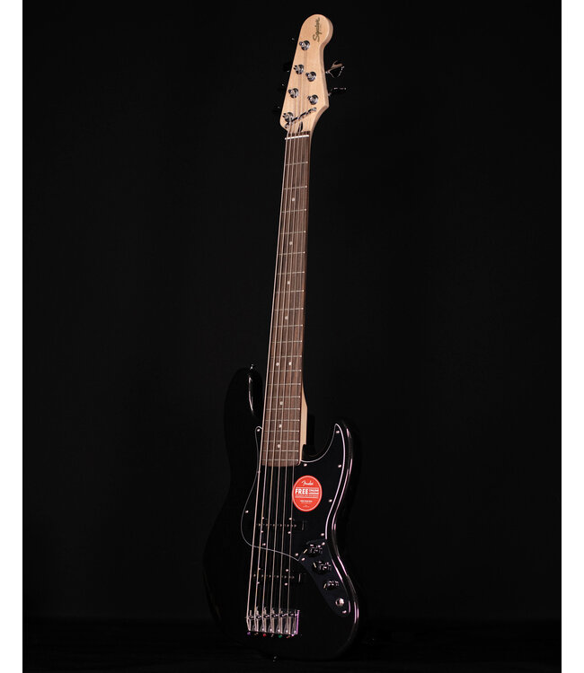 Squier Affinity Jazz Bass VI, Laurel FB, Black Metallic