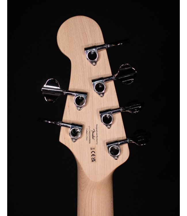 Squier Affinity Jazz Bass VI, Laurel FB, Black Metallic