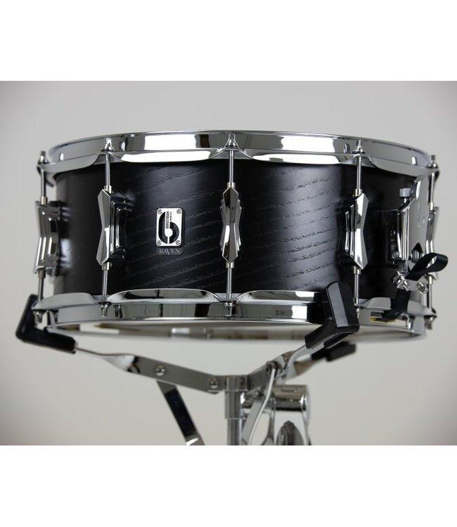 British Drum Co. RAV-14-6-SN Raven Series Snare Drum. 6" x 14"