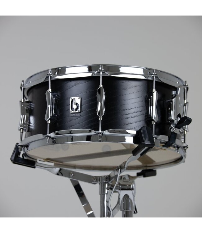 British Drum Co. RAV-14-6-SN Raven Series Snare Drum. 6" x 14"