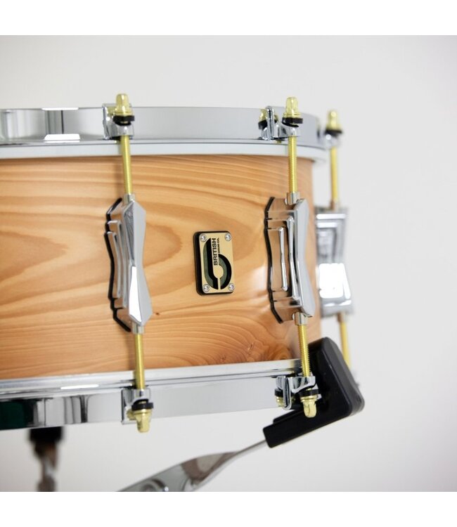 British Drum Co. ARC-14-60-SN Archer Series Yew Wood Snare. 6" x 14"