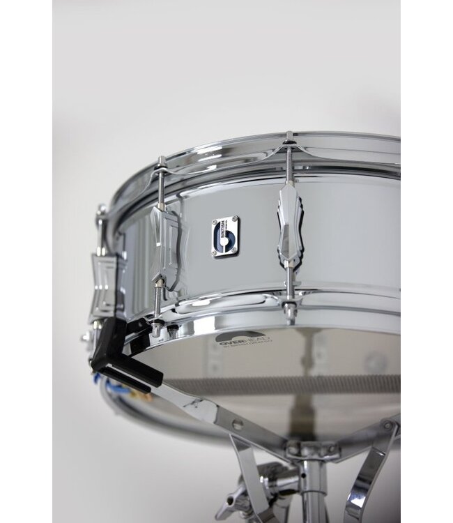 British Drum Co. BB-14-60-SN Bluebird Series Chrome Over Brass Snare. 6" x 14"