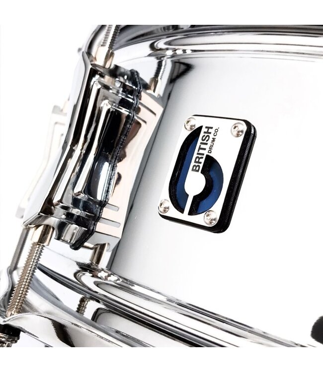 British Drum Co. BB-14-60-SN Bluebird Series Chrome Over Brass Snare. 6" x 14"