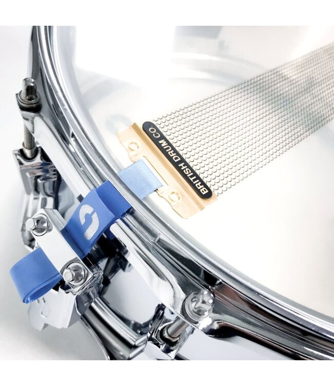 British Drum Co. BB-14-60-SN Bluebird Series Chrome Over Brass Snare. 6" x 14"