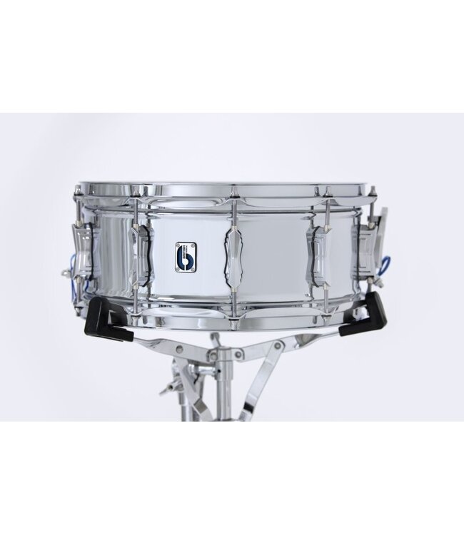 British Drum Co. BB-14-60-SN Bluebird Series Chrome Over Brass Snare. 6" x 14"