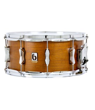 British Drum Company British Drum Co. BS-14-65-SN Big Softy Series Cherry and Balsa Snare. 6.5" x 14"