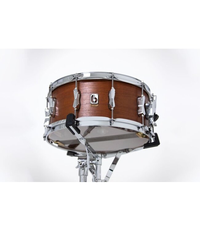 British Drum Co. BS-14-65-SN Big Softy Series Cherry and Balsa Snare. 6.5" x 14"