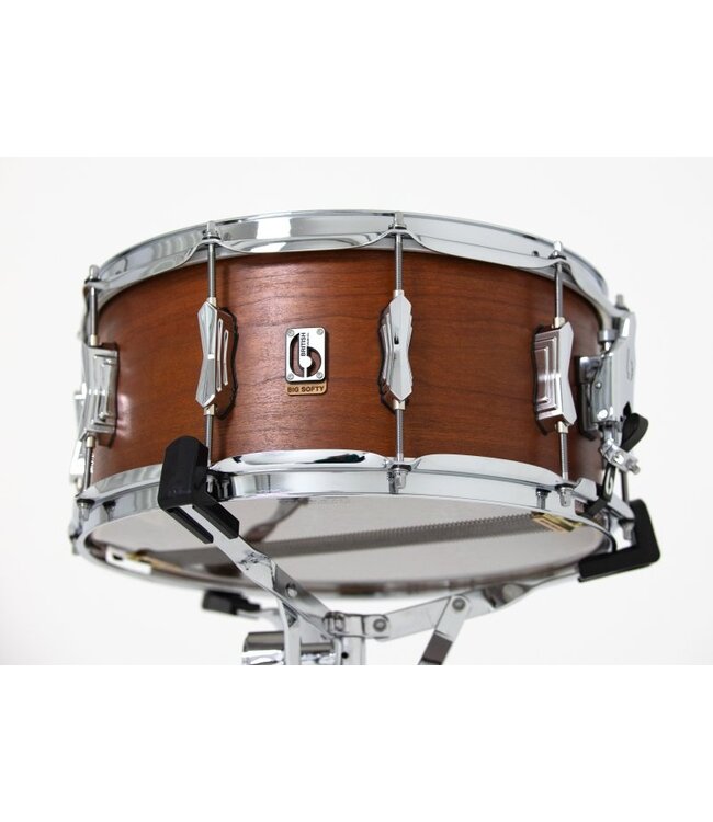 British Drum Co. BS-14-65-SN Big Softy Series Cherry and Balsa Snare. 6.5" x 14"