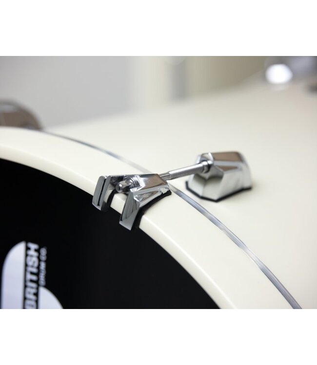 British Drum Co. ENG-22-CB-SEW Enigma Series Club Kit. Satin Olde English White 12", 16", 22"