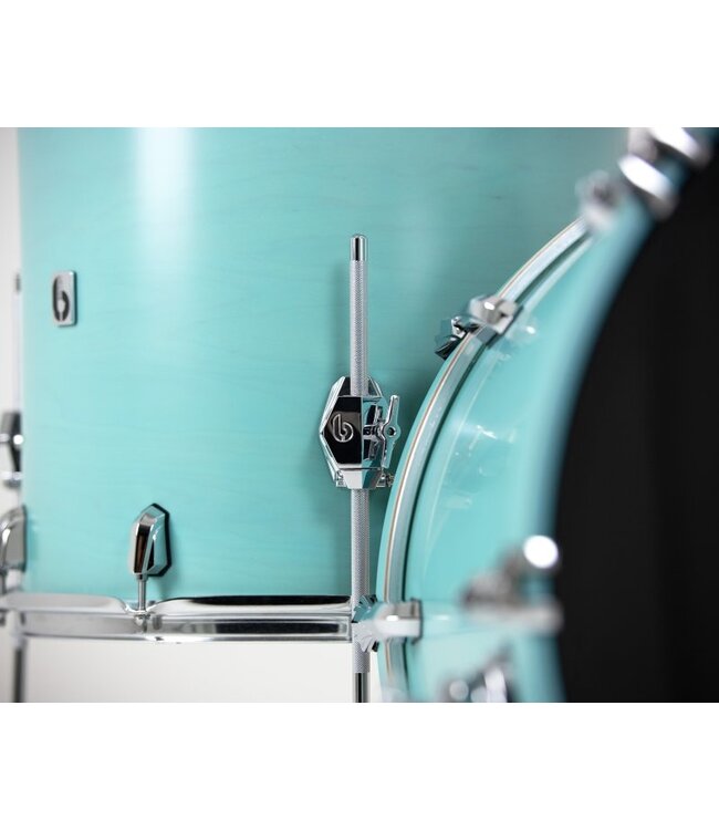 British Drum Co. ENG-22-CB-STL Enigma Series Club Kit. Satin Teal 12", 16", 22"