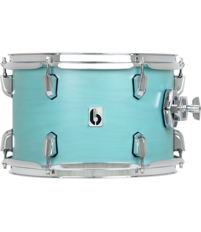 British Drum Co. ENG-10-7-RT-STL Enigma Series Tom. Satin Teal 10" x 7"