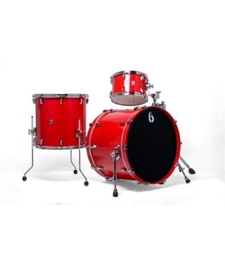 British Drum Co. British Drum Co. ENG-22-CB-SSC Enigma Series Club Kit. Satin Scarlett 12", 16", 22"