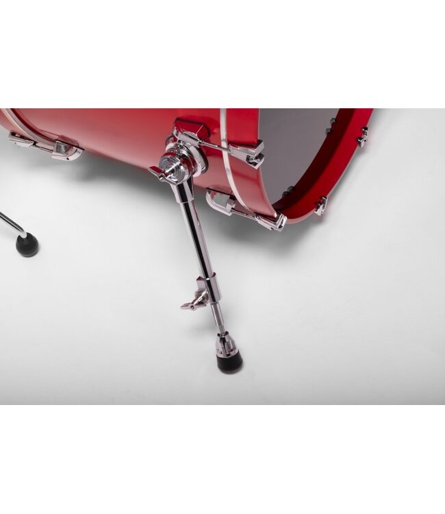 British Drum Co. ENG-22-CB-SSC Enigma Series Club Kit. Satin Scarlett 12", 16", 22"