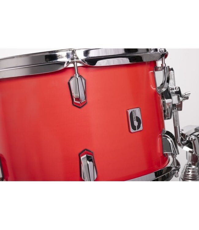 British Drum Co. ENG-22-CB-SSC Enigma Series Club Kit. Satin Scarlett 12", 16", 22"