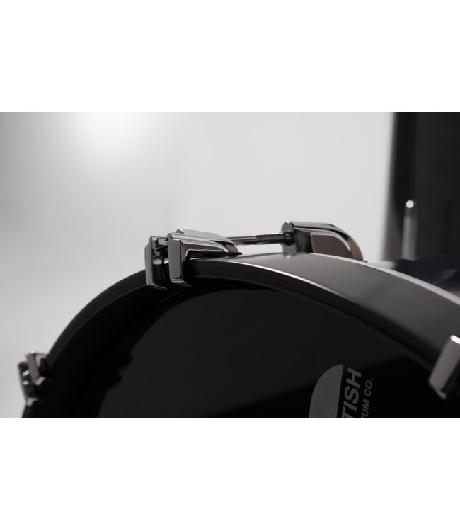 British Drum Co. ENG-22-CB-STB Enigma Series Club Kit. Satin Black 12", 16", 22"