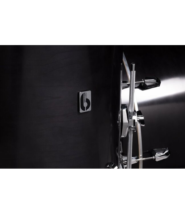 British Drum Co. ENG-22-CB-STB Enigma Series Club Kit. Satin Black 12", 16", 22"