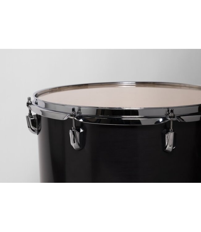 British Drum Co. ENG-22-CB-STB Enigma Series Club Kit. Satin Black 12", 16", 22"