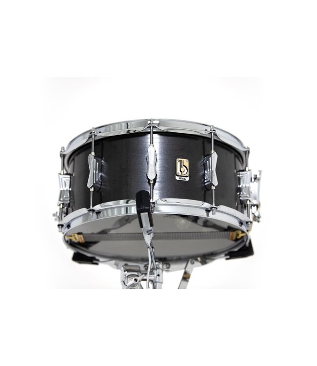 British Drum Co. TAL-14-65-SN Nicko McBrain Signature Series Talisman Steel Snare. 6.5" x 14"