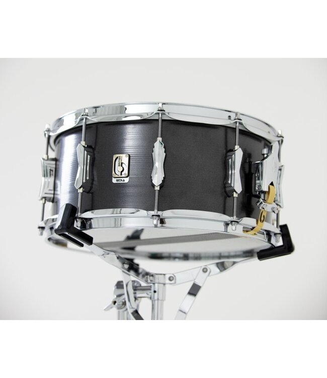 British Drum Co. TAL-14-65-SN Nicko McBrain Signature Series Talisman Steel Snare. 6.5" x 14"