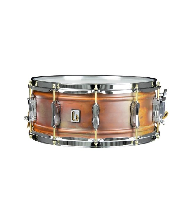 British Drum Co. FB-14-60-SN Firebird Series Copper Over Brass Snare. 6" x 14"