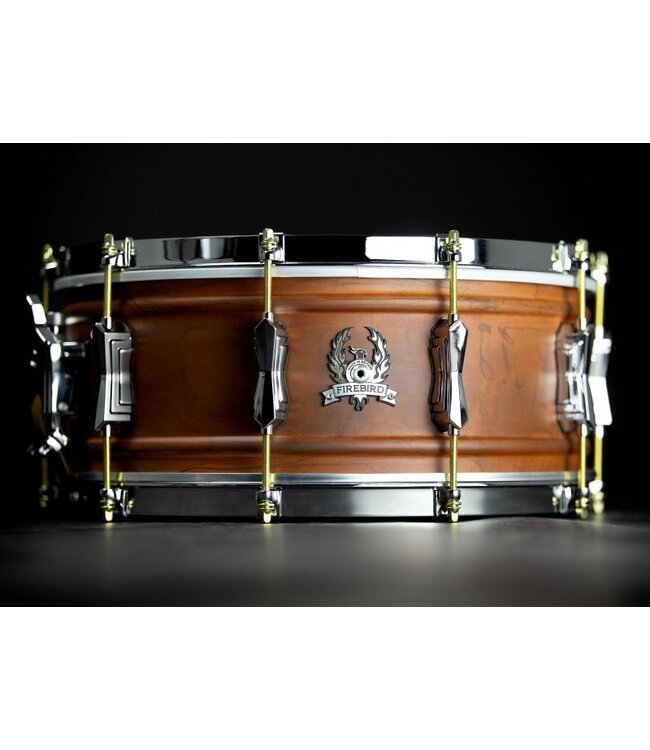 British Drum Co. FB-14-60-SN Firebird Series Copper Over Brass Snare. 6" x 14"
